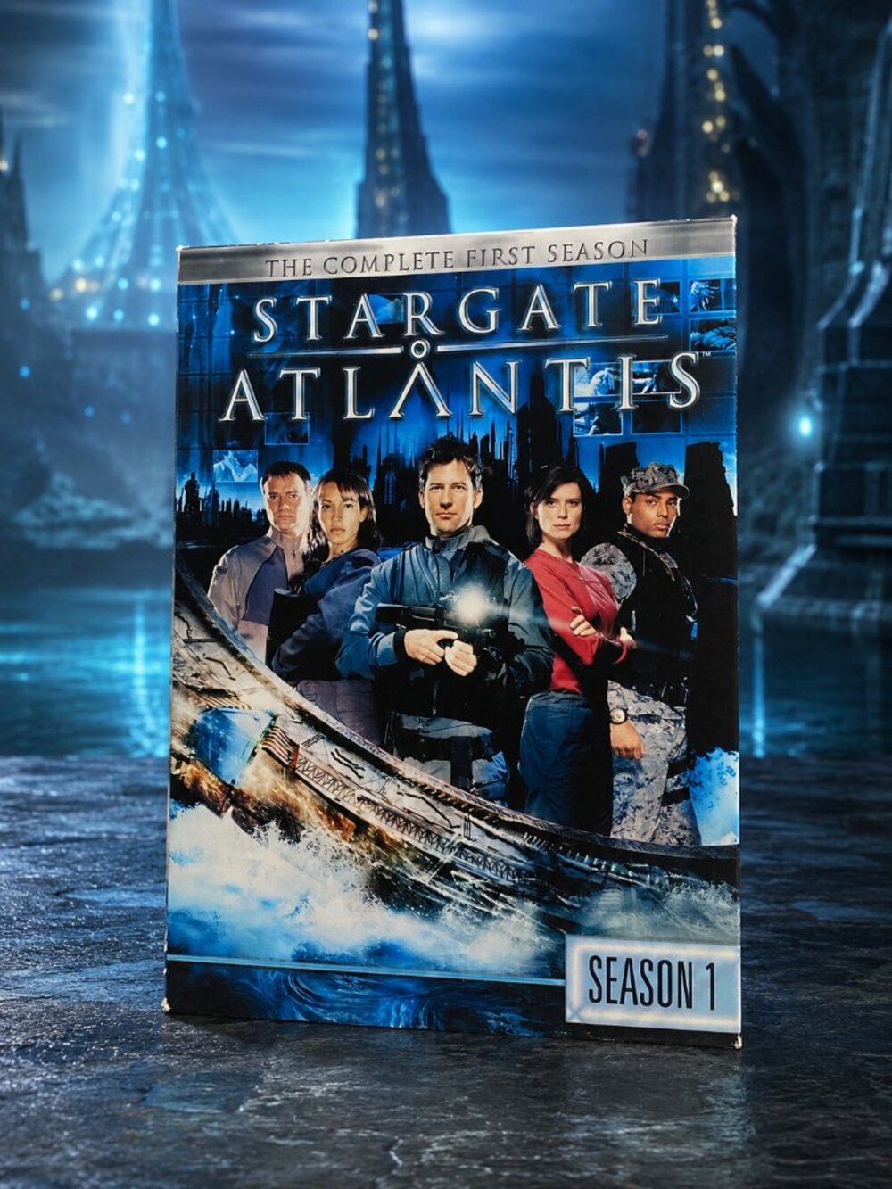 Stargate Atlantis Complete First Season 1 (5-DVD Set, Region 1) Very Good!